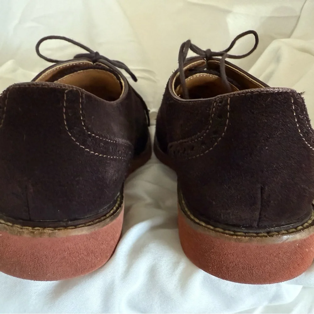 Cole Haan Franklin Classic Brown Suede Wingtip Lace Up Oxfords Men’s 10.5